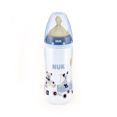 BIBERON NUK FC PP LATEX 300ML 1M