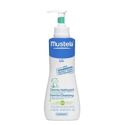 MUSTELA GEL DERMO LIMPIADOR 750 ML