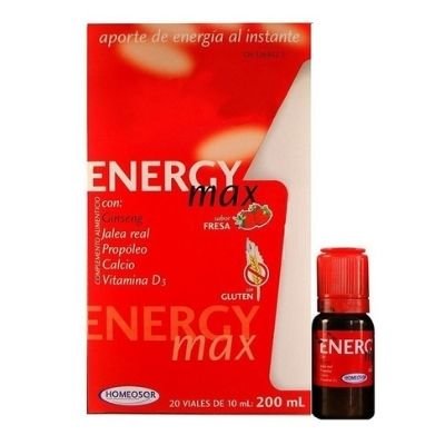 ENERGY MAX 15 ML 20 VIALES HOMEOSOR