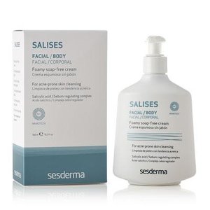 SALISES CREMA ESPUMOSA SIN JABON 300 ML.