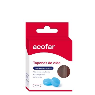 TAPONES OIDOS ACOFAR SILIC MOLDEABLE 6U