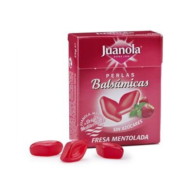 JUANOLA PERLAS BALSAMICAS FRESA MENTOLAD