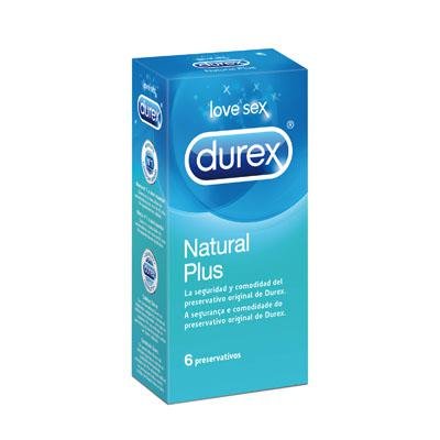DUREX EASY ON NATURAL PLUS 6 UNID