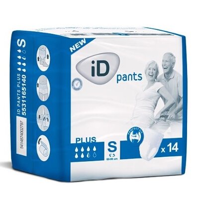 PAÑAL ID PANTS PLUS PEQUEÑA 14 UNIDADES
