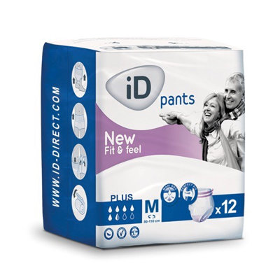 ID PANTS F-F PLUS MEDIANO 12 UNIDADES