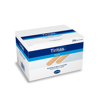 TIRITAS PLASTICO 250 UND.