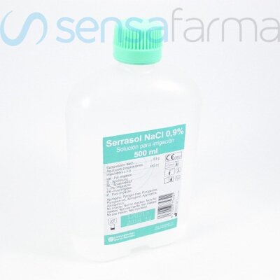 CLORURO SODICO SERRASOL 0,9% IRRIG 500ML