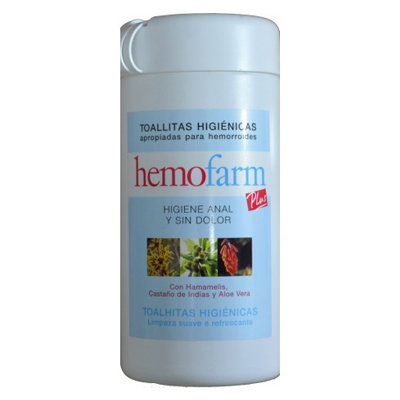 HEMOFARM PLUS TOALLITAS BOTE 60 UD