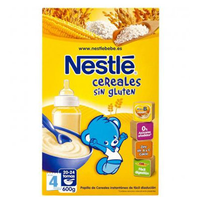 NESTLE CEREALES SIN GLUTEN 600 G.