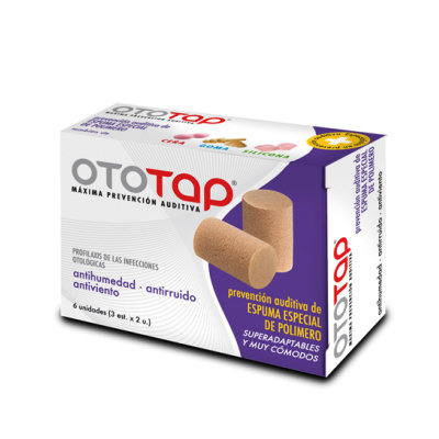 TAPONES OIDO OTO TAP ESPUMA 6 UND.