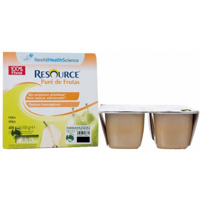RESOURCE PURE DE PERA 4X100 G.