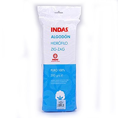 INDAS ALGODON PURO ZIG ZAG 200 G
