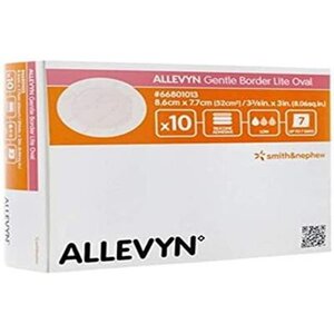 ALLEVYN GENTLE BORDER OVAL 8,6X7,7 CM 3U