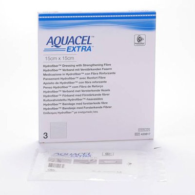 AQUACEL EXTRA APOSITO HIDROCOL 15X15 3U
