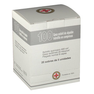GASA ESTERIL ALGODON GRAN CRUZ 100 UDS