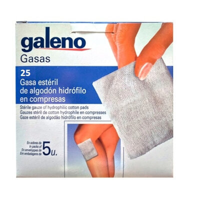 COMPRESA GALENO 25 UND