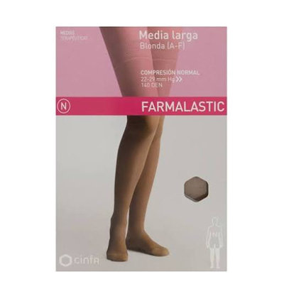 MEDIA LARGA FARMALASTIC FUERTE BLON MED