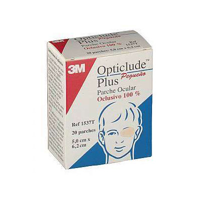 OPTICLUDE PARCHE OCULAR PLUS PQ 6X5CM 20