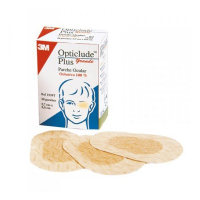OPTICLUDE PARCHE OCULAR PLUS G 8X5,7C 20