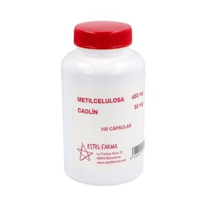 METILCELULOSA CAOLIN 450/50 MG 100 CAPS