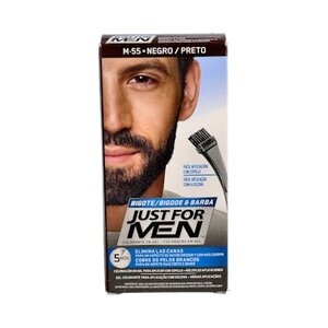 JUST FOR MEN BARBA BIGOTE NEGRO P424