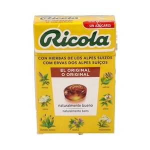 RICOLA CARAMELOS S/A HIERBAS 50 GRAMOS
