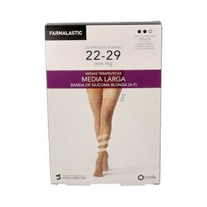 MEDIA LARGA FARMALASTIC CAMEL BLONDA MD
