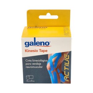GALENO KINESIO TAPE AZUL 5 M X 5 CM