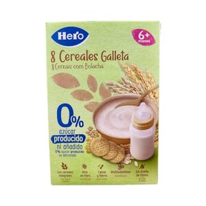 HERO BABY PAP 8 CEREAL GALL EST 340 GRS