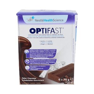 OPTIFAST CHOCOLATE 70 GR 6 BARRITAS