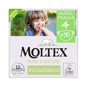 MOLTEX PURE NATURE PAÑAL T4 50 UDS