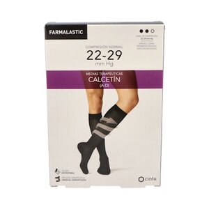 CALCETIN FARMALASTIC NORMAL NEGRO T/GDE