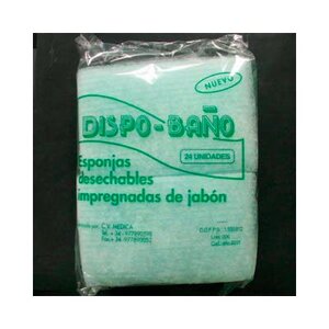 ESPONJA DISPO-BAÑO 24 UNI