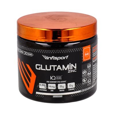 GLUTAMINA + ZINC 300 GR POLVO INFISPORT
