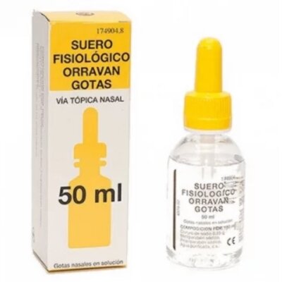 SUERO FISIOLOGICO ORRAVAN GOTAS 50 C.C.