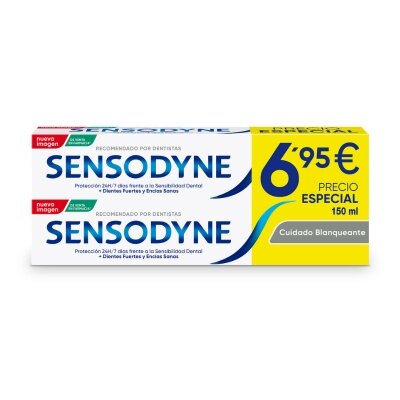 SENSODYNE CUIDADO BLANQUEANTE 75ML 2U