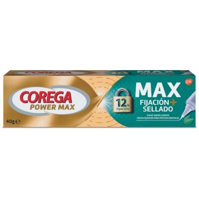 COREGA MAXIMA FIJACION SELLADO MENTA 40G