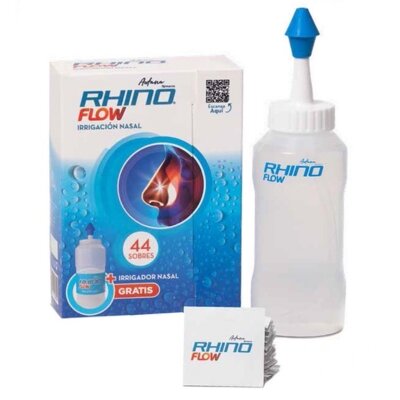 RHINOFLOW ESTUCHE 44SOBRES+BOTELLA 300ML