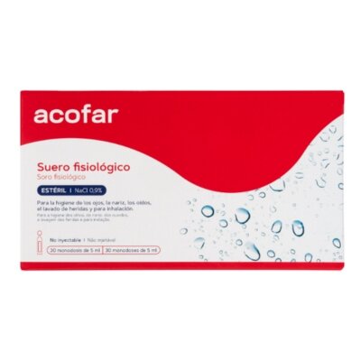 ACOFAR SUERO FISIOLOGICO MONODOSIS 30 UD