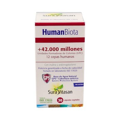 HUMAN BIOTA 30 CAPSULAS SURAVITASAN
