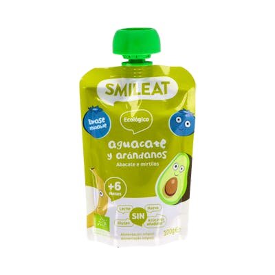 POUCH AGUACATE ARANDANO 100G ECO SMILEAT