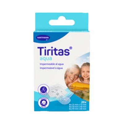 TIRITAS AQUA ADHESIVO 3 TAMAÑOS 20 UD
