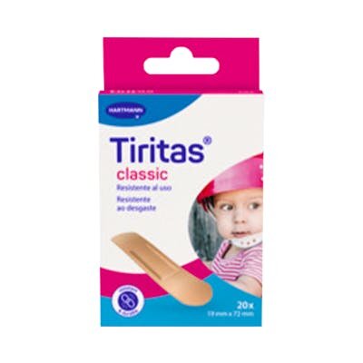 TIRITAS CLASSIC 19X72 MM 20 UNIDADES