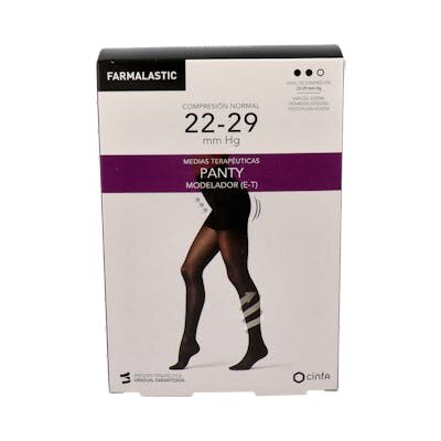 PANTY FARMALASTIC CN MODELADOR NEGRO T/P