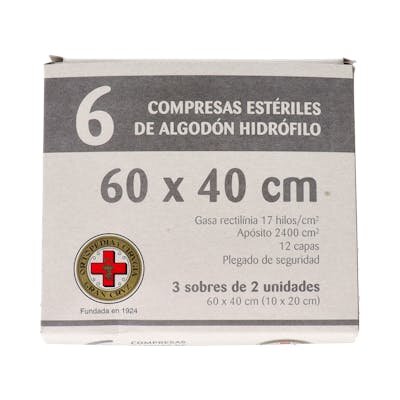 GASA ESTERIL ALGOD GRAN CRUZ 17 HILOS 6U