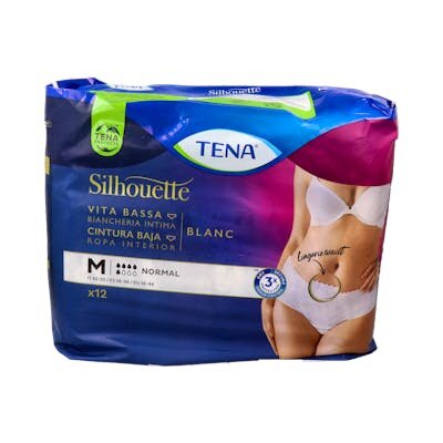 TENA SILHOUETTE C. BAJA BLANCO TM 12 UD