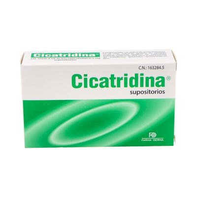 CICATRIDINA 5 MG 10 SUPOSITORIOS