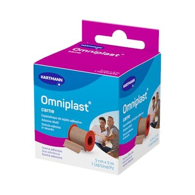 ESPARADRAPO OMNIPLAST CARNE 5 M X 5 CM