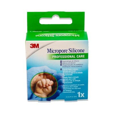 3M ESPARADRAPO HIPOALER SILICONA 2,5X5CM