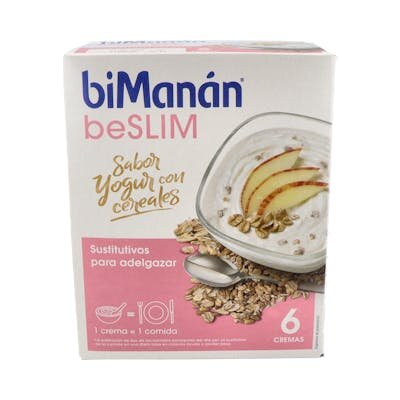 BIMANAN CREMA YOGUR CEREALES 6 SOBRES.